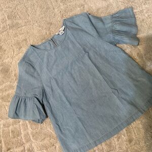 Vineyard Vines ruffle Sleeve Top